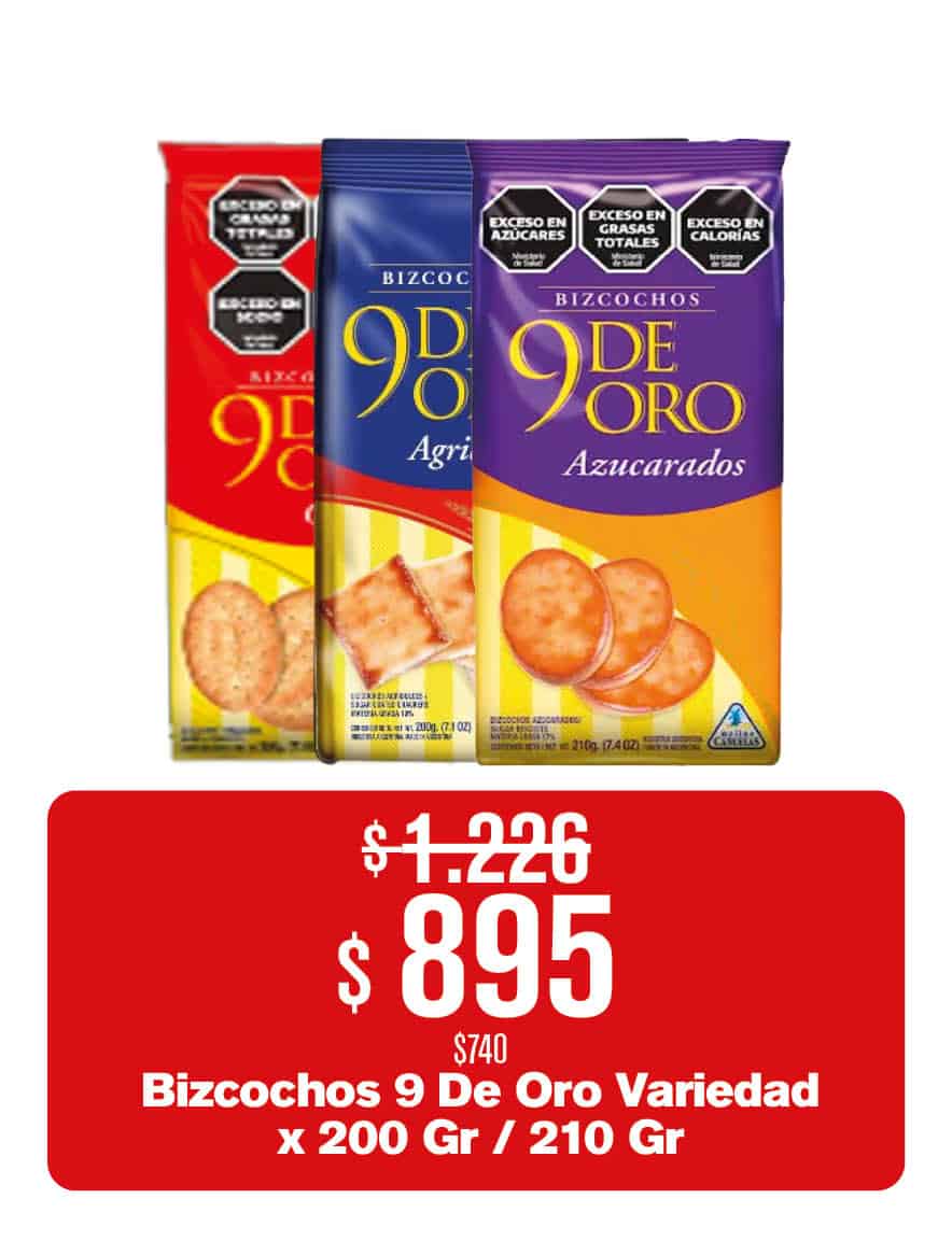  Ofertas 9 de oro 