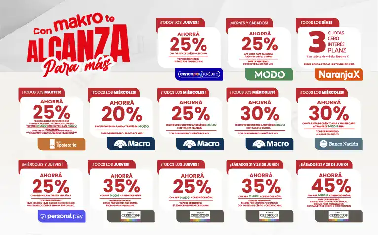 Promos bancarias JUNIO