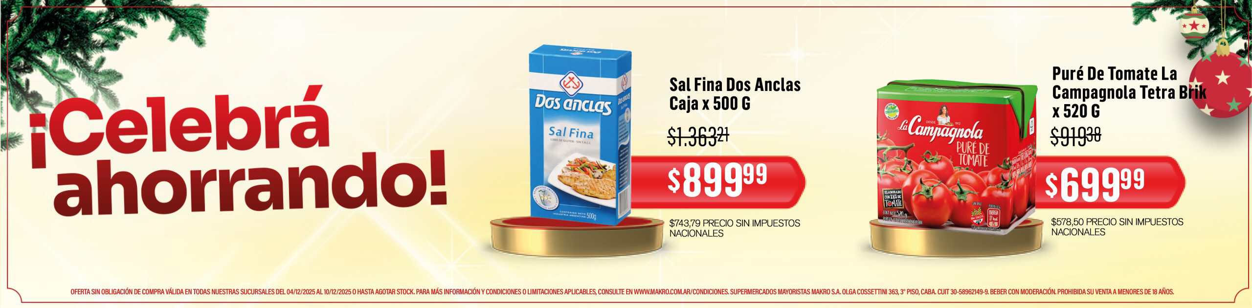  Oferta en sal y tomate 