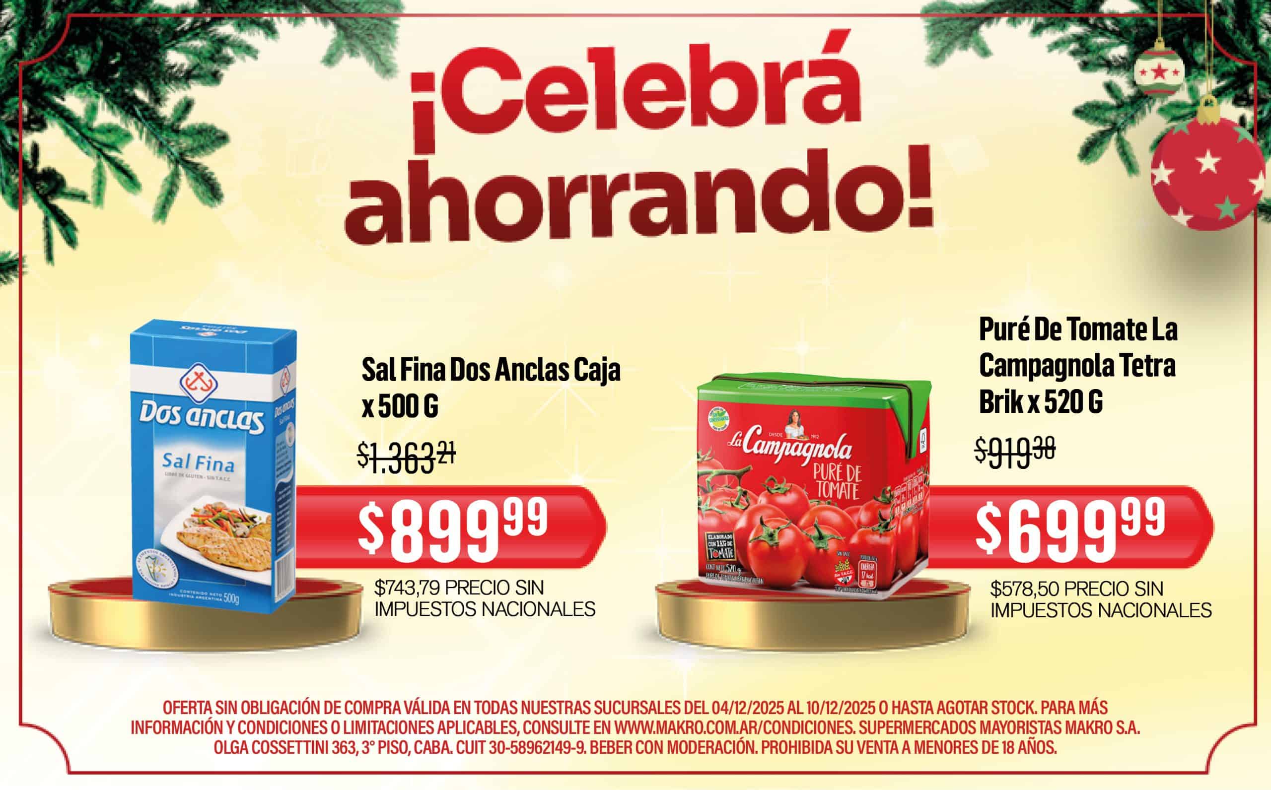  oferta en sal y tomate 