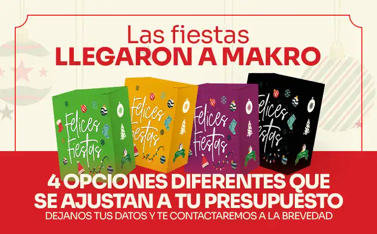Banner-HERO-Makro-Mobile-GiftCard Las fiestas llegaron a Makro. 4 opciones diferentes que se ajustan a tu presupuesto. Dejanos tus datos y te contactaremos a la brevedad