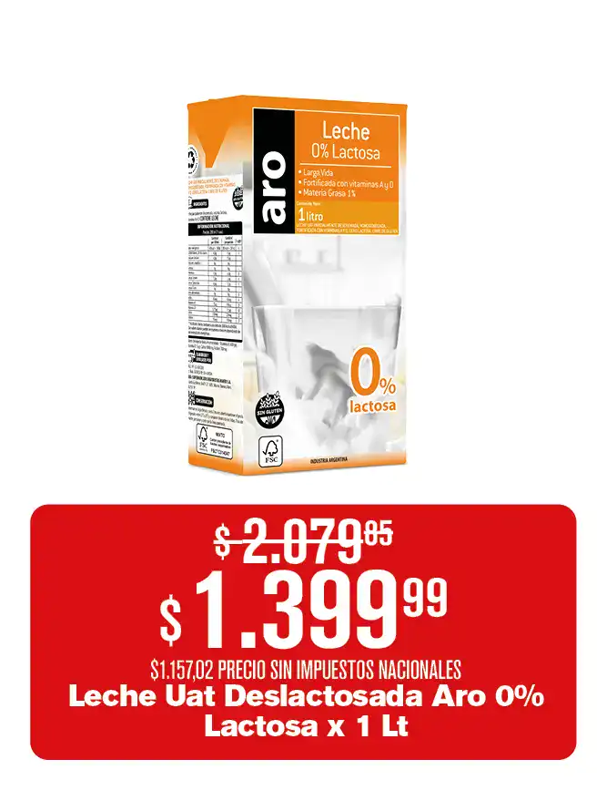  Oferta en bocados de Pollo ARO 